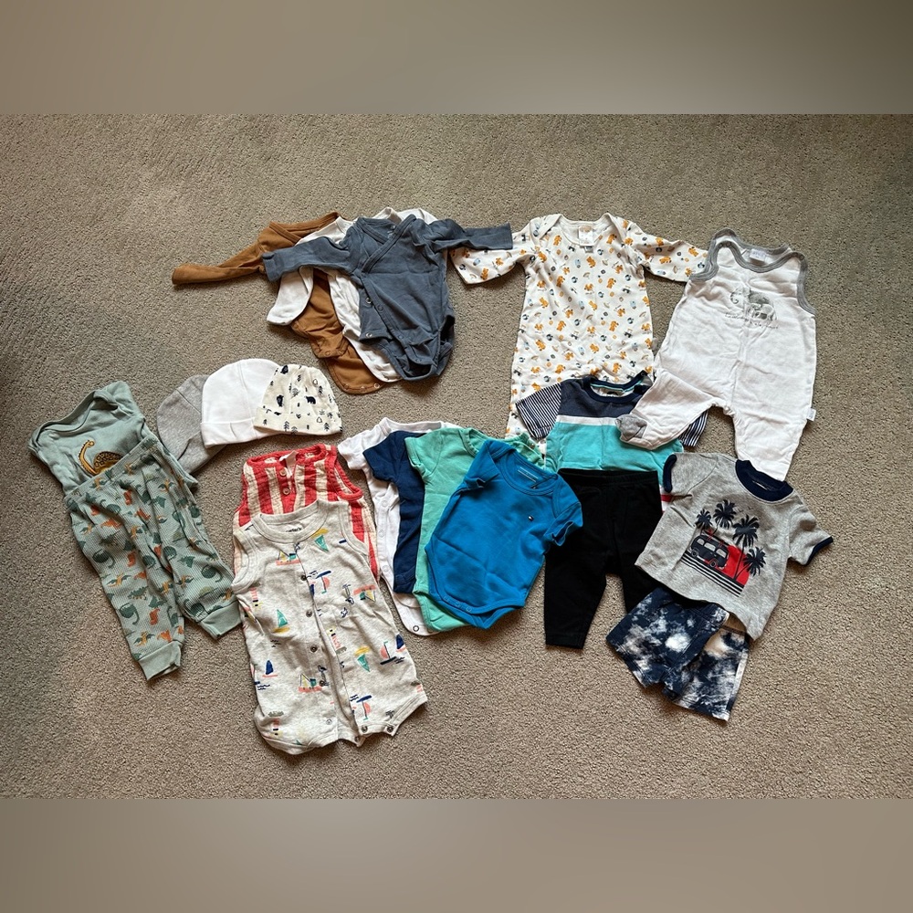 Baby boy clothes 0-3 months